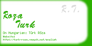 roza turk business card